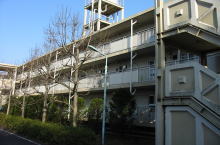 美原団地の外観