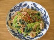 小松菜のチャプチェ