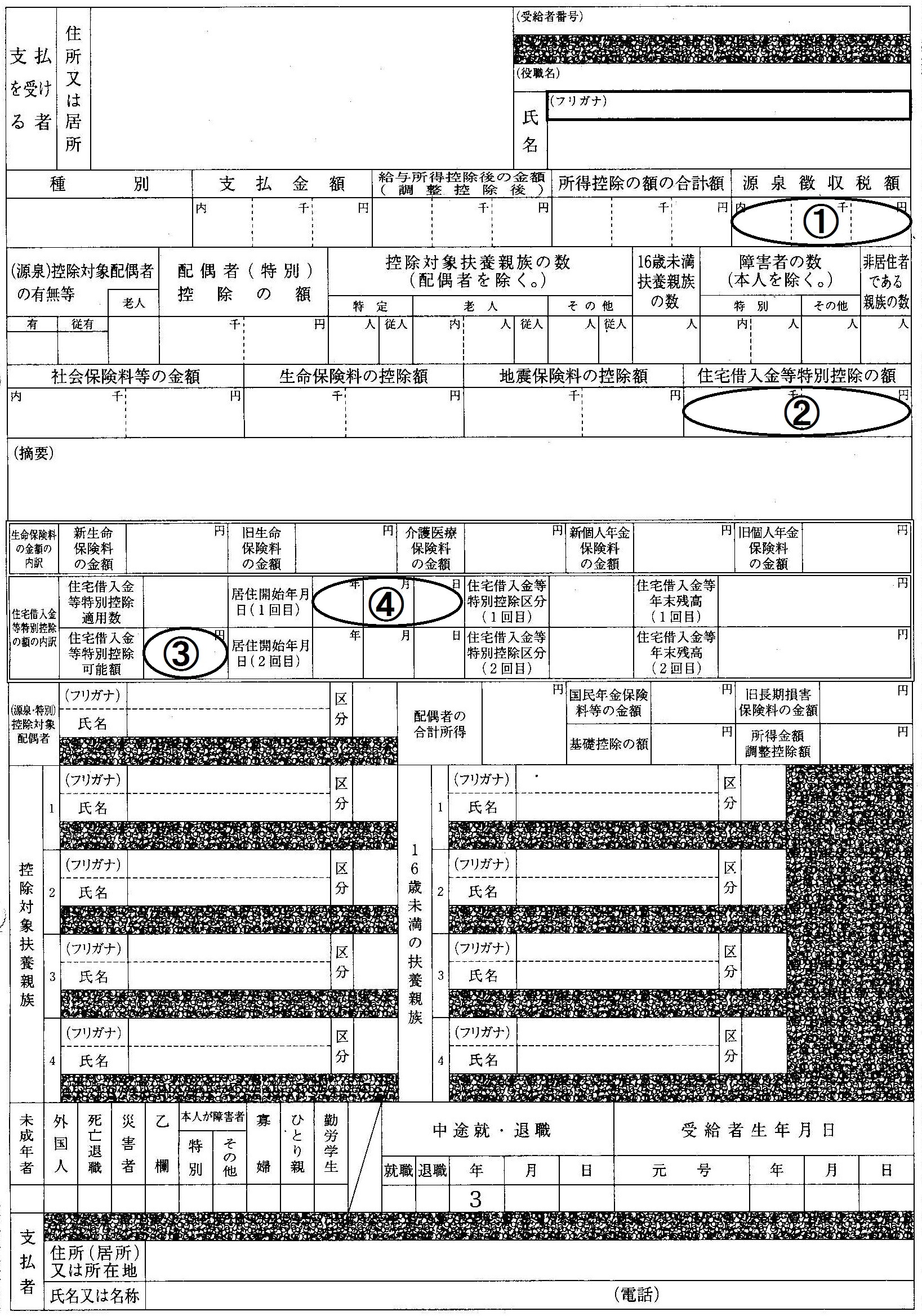 源泉徴収票
