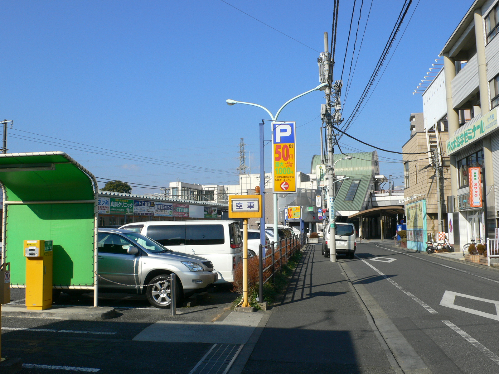 小作駅前駐車場写真