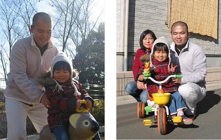 山口さんと家族の写真