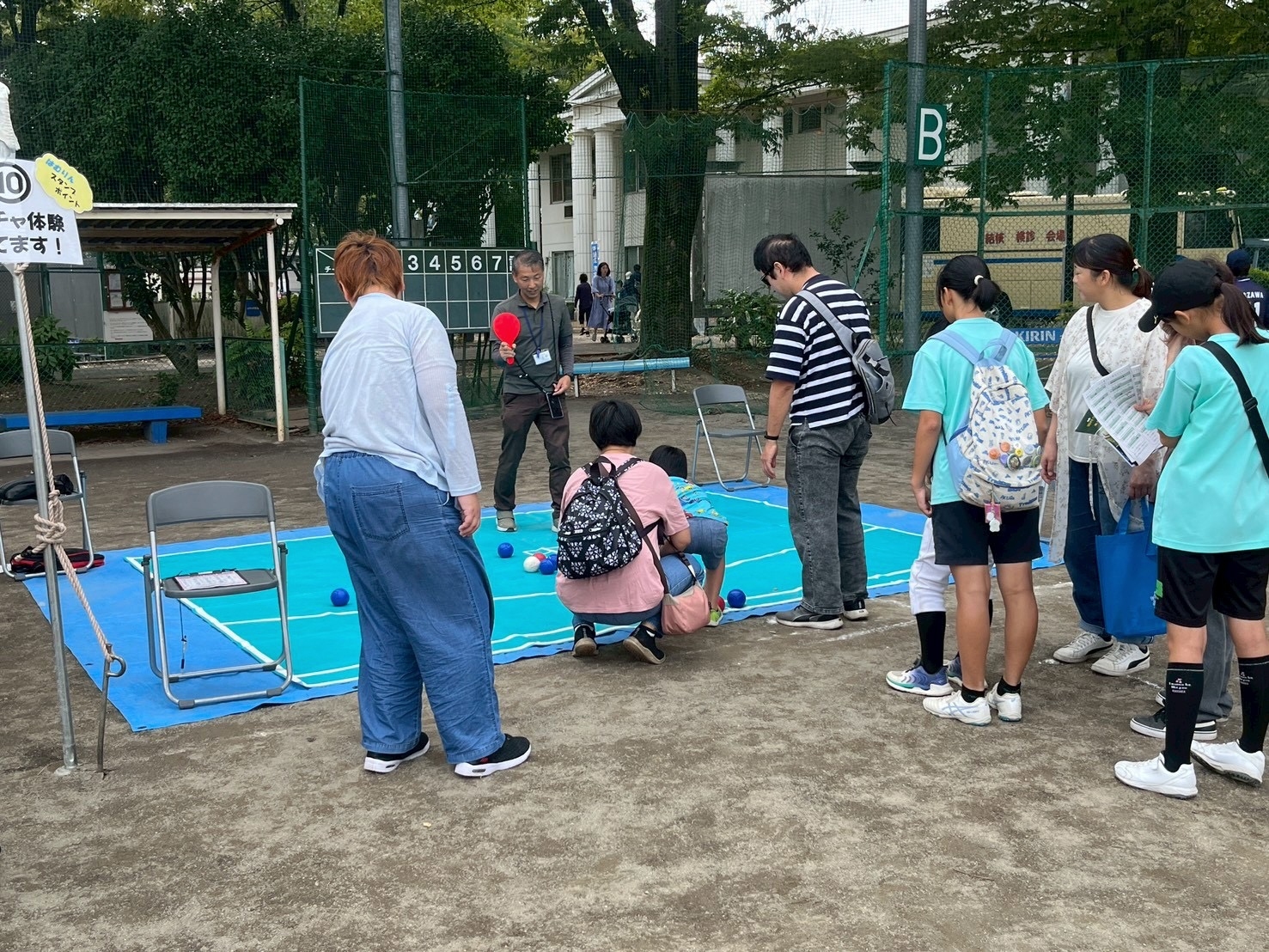 市民スポーツまつり(ボッチャ)の様子の写真