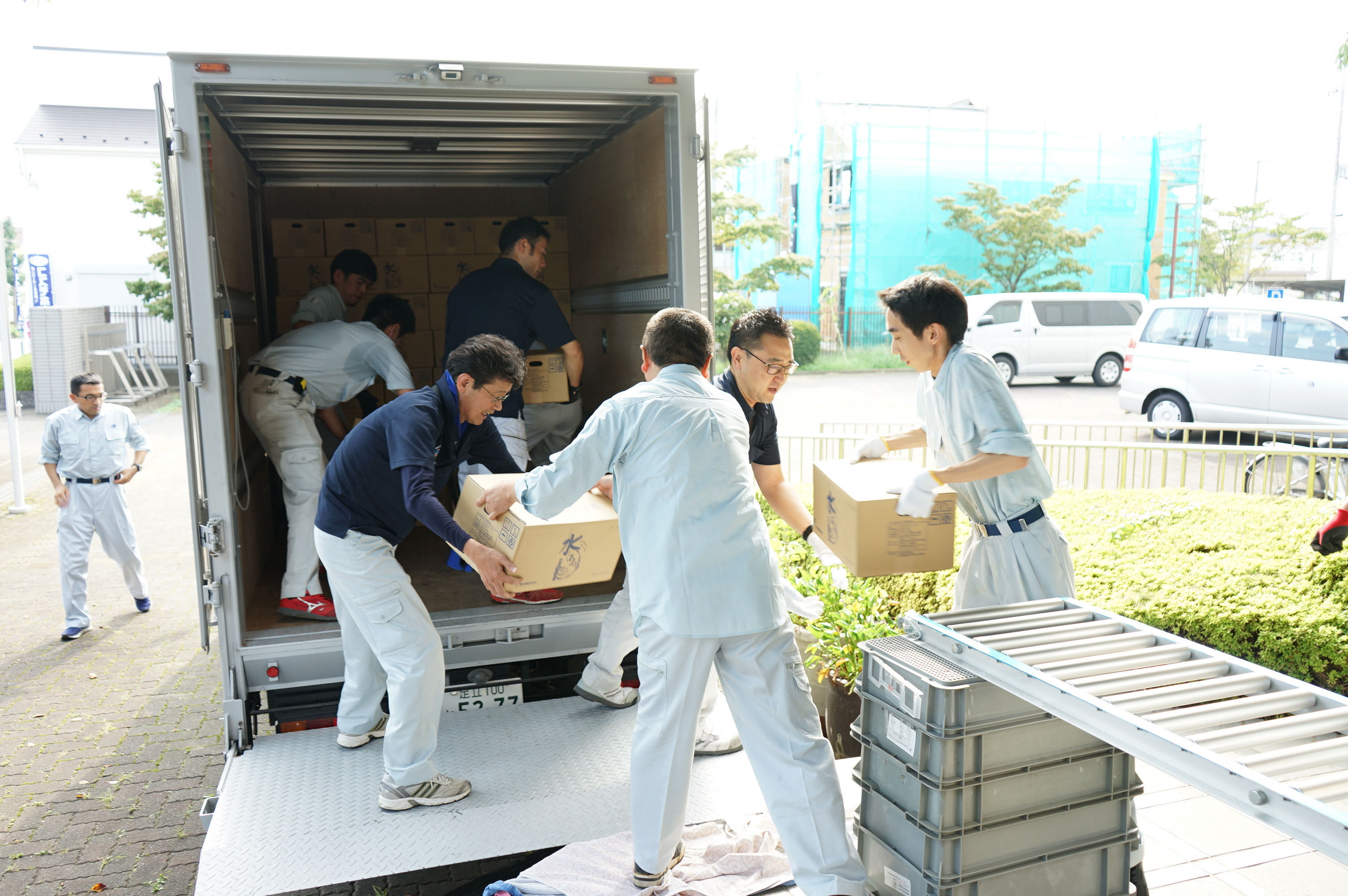 千葉県袖ケ浦市へ支援物資を搬送しました 