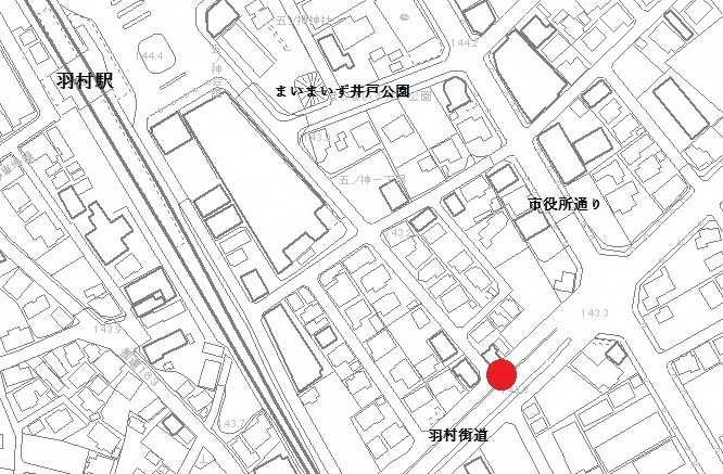 羽村駅東口第4自転車駐車場設置場所