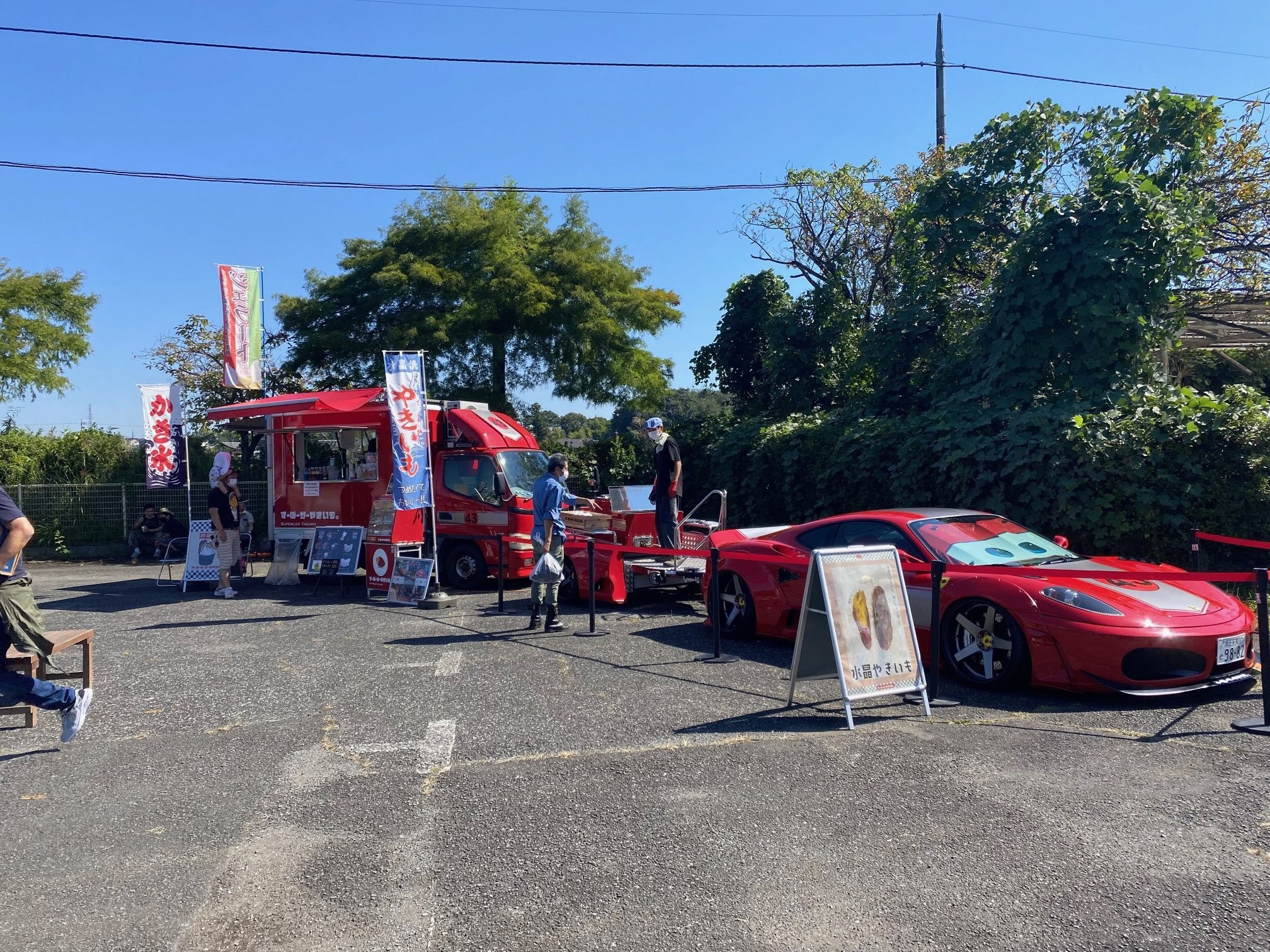 キッチンカーのフードブース