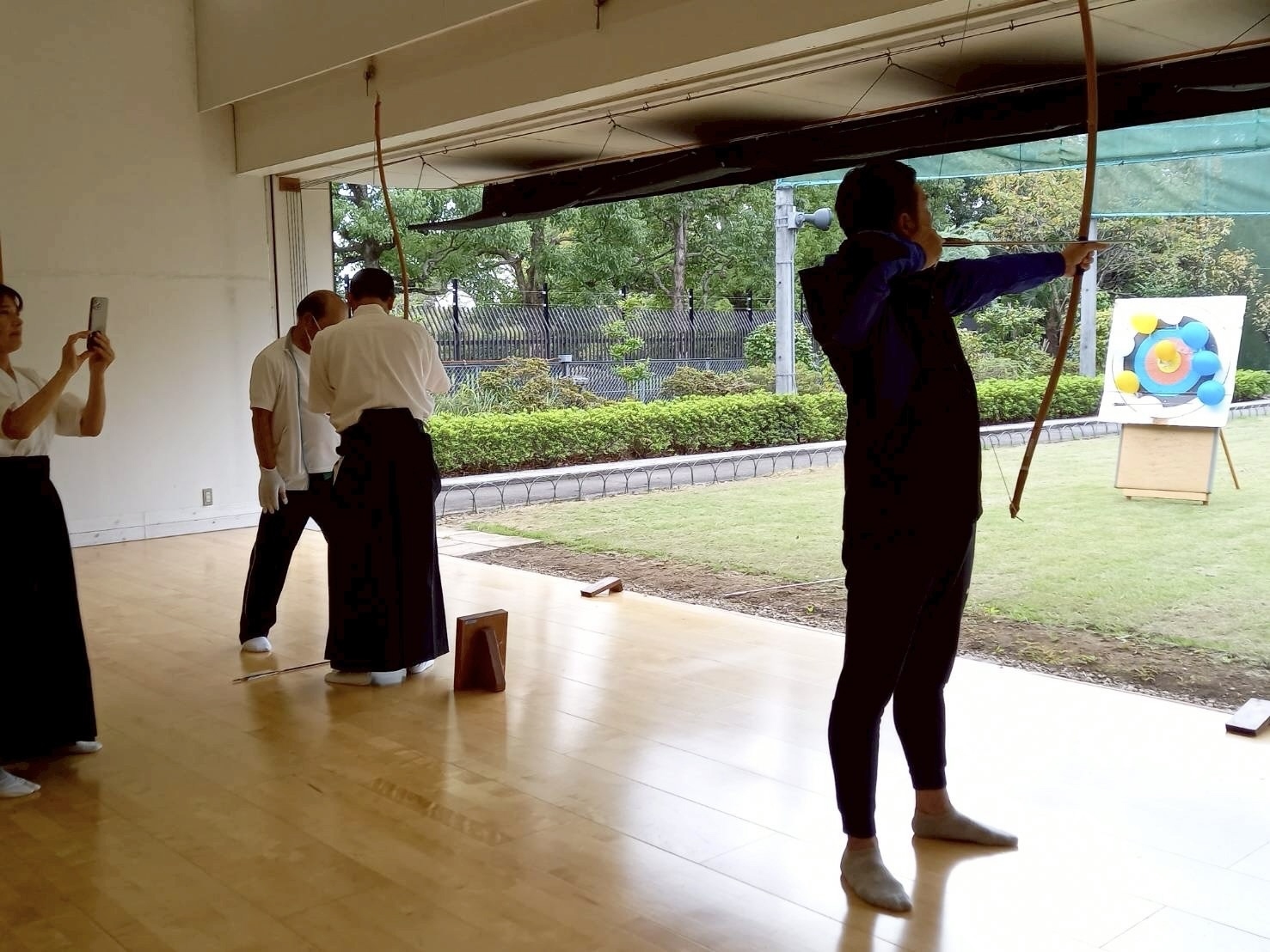 弓道場会場の様子