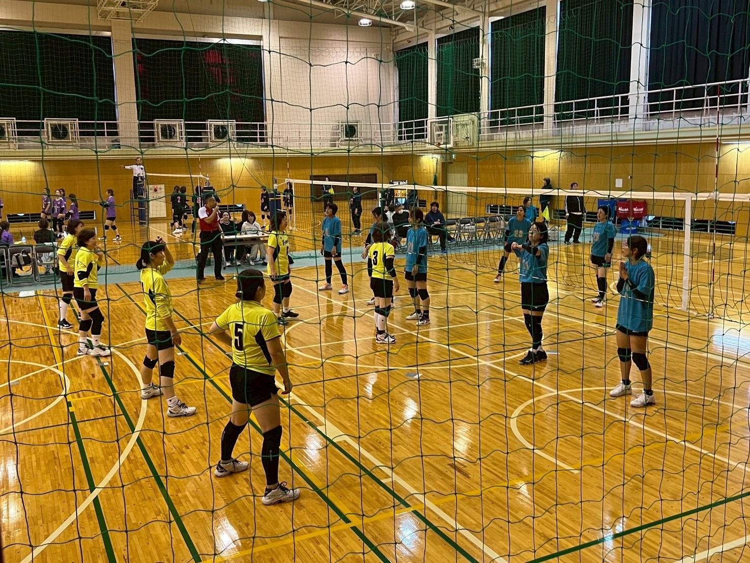 バレーボールの様子