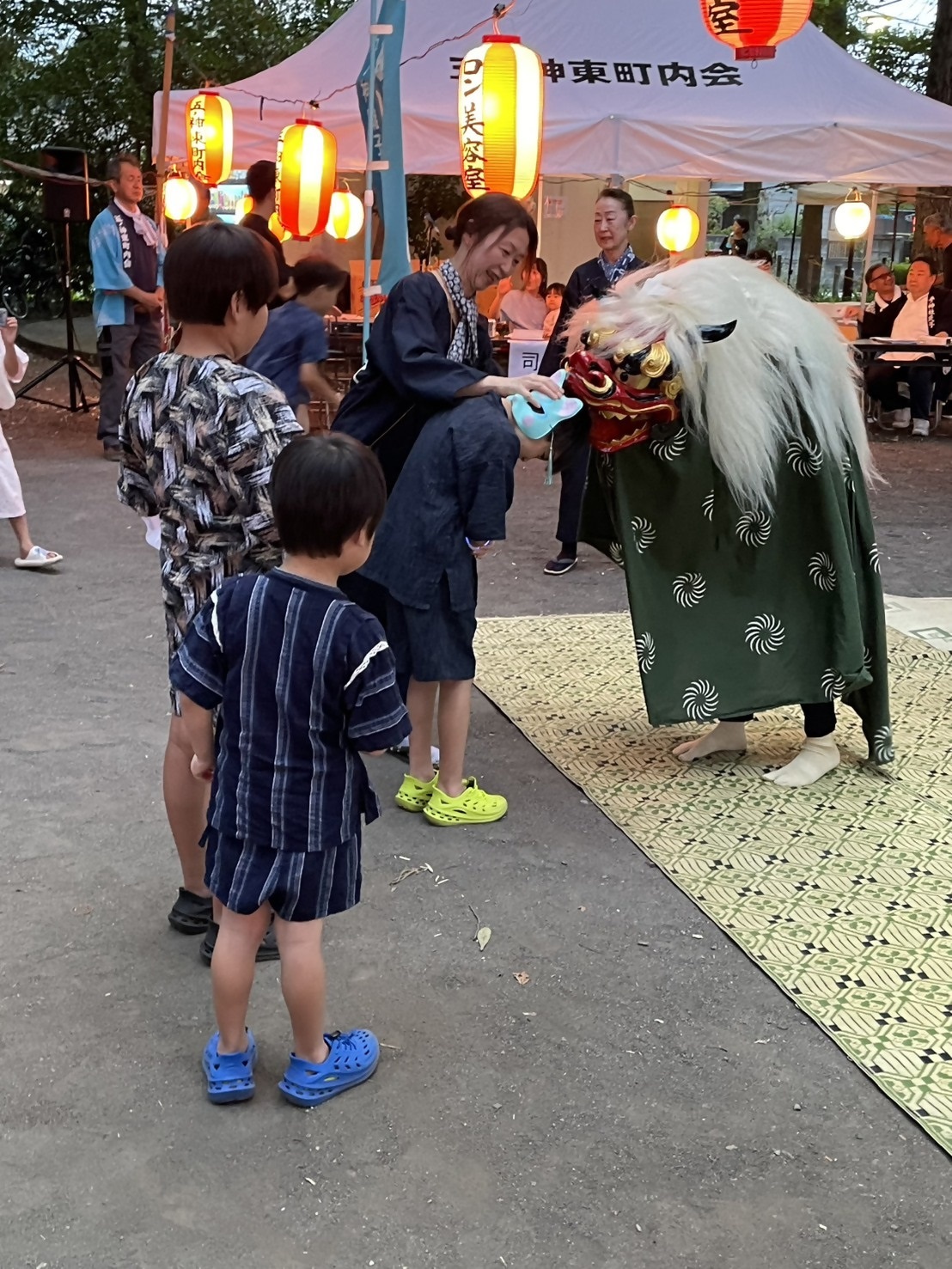 獅子に食べられた
