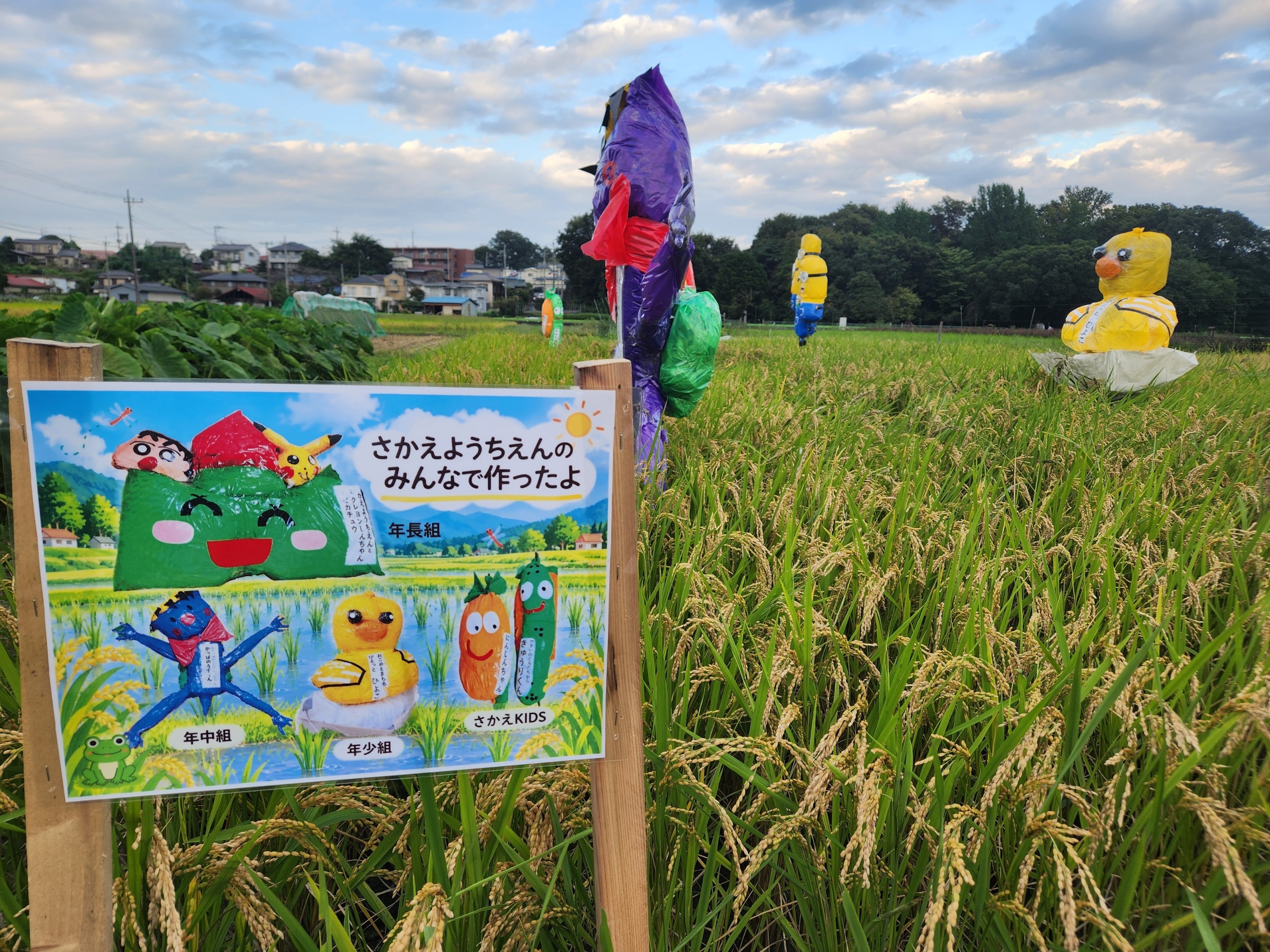 幼稚園のかかし