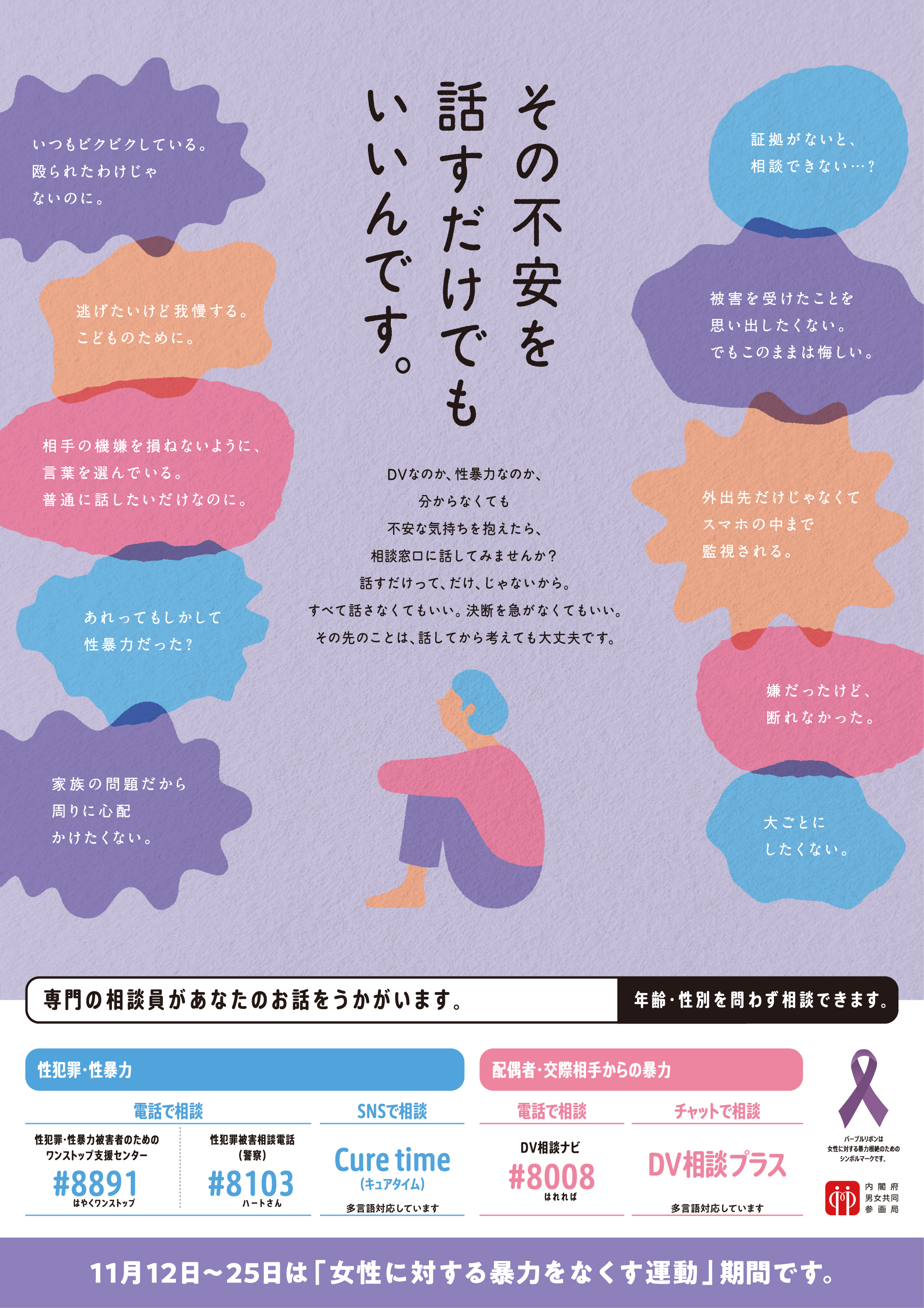 女性に対する暴力をなくす運動ポスター