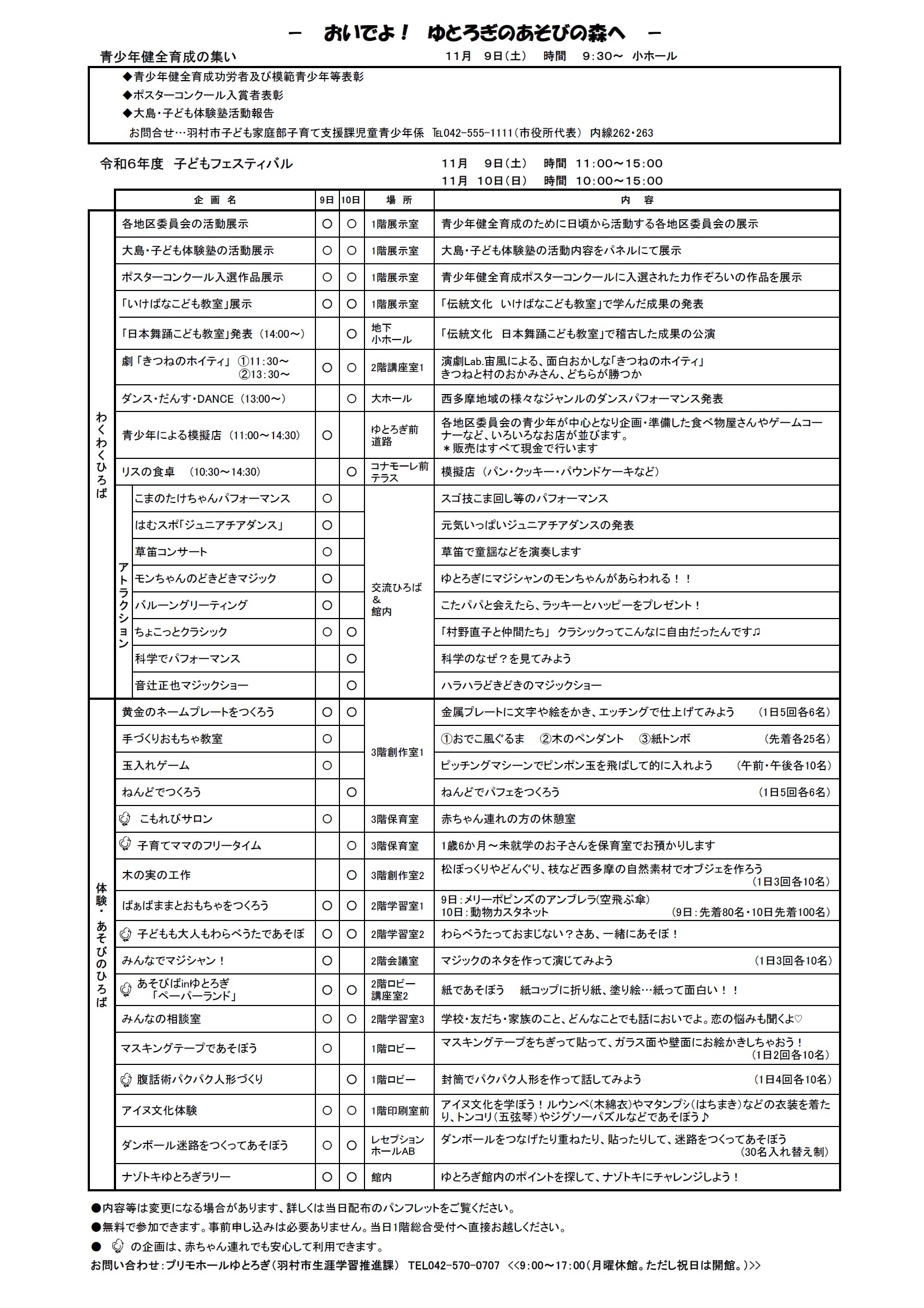 子どもフェスティバル_チラシ裏面